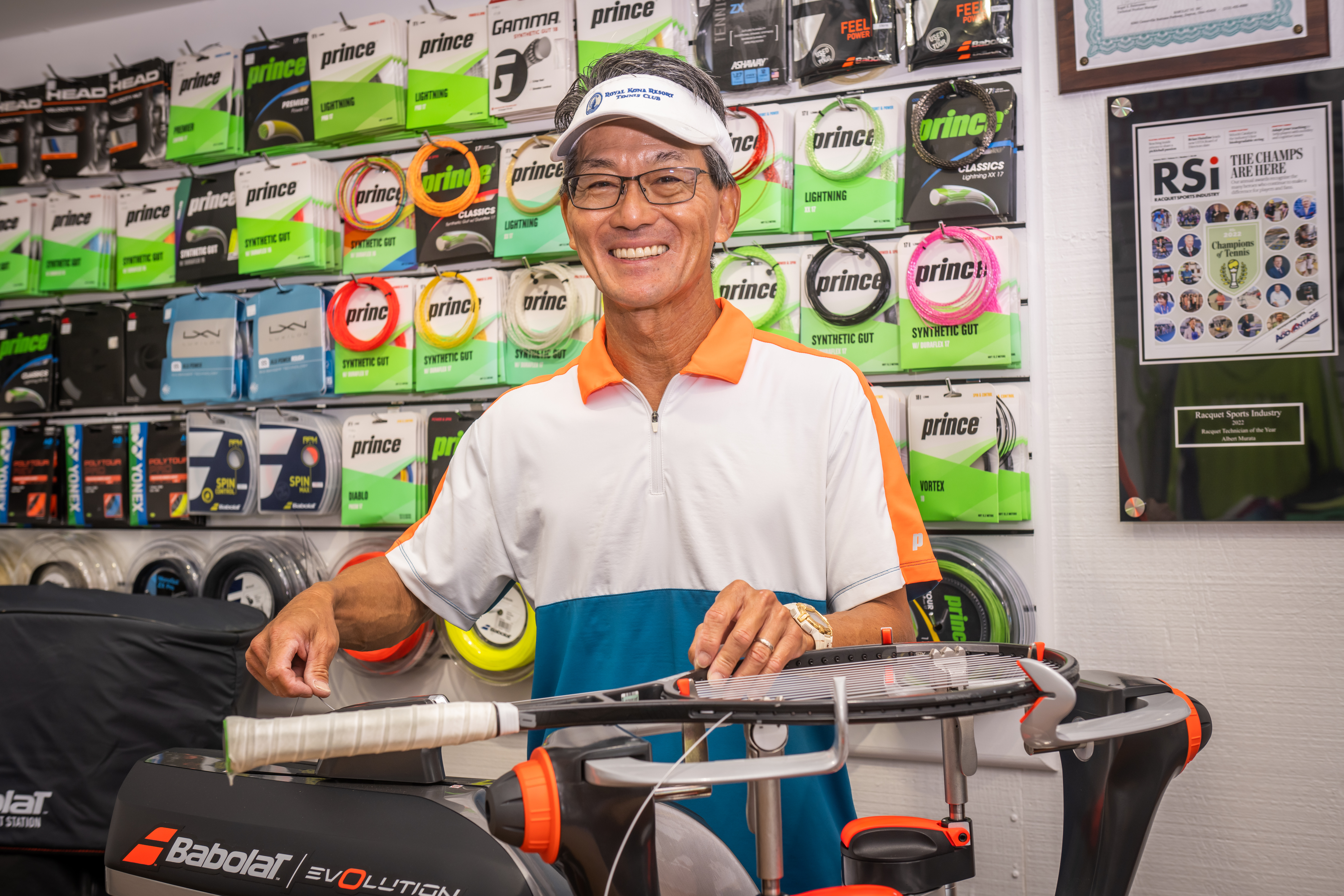 Albert Murata - Master Racquet Technician